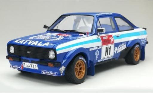 Diecast model cars Ford Escort 1/18 Sun Star MkII RS1800 Latvala Motorpsort Historic Rally Sport Rallye Estonia 2012 J-M.Latvala/A.Sairanen Ford Escort 1/18 Sun Star MkII RS1800 Latvala Motorpsort Historic Rally Sport Rallye Estonia 2012 J-M.Latvala/A.Sairanen diecast model cars