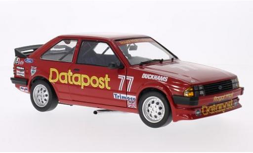Diecast model cars Ford Escort 1/18 Sun Star MKIII RS 1600i RHD No.77 Royal Mail Datapost British Saloon Car Championship 1984 R.Longman Ford Escort 1/18 Sun Star MKIII RS 1600i RHD No.77 Royal Mail Datapost British Saloon Car Championship 1984 R.Longman diecast model cars