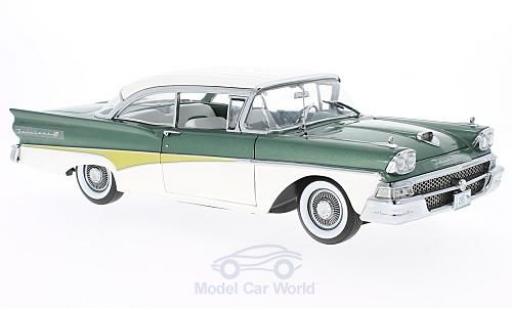Ford Fairline 1958 1/18 Sun Star Failane 500 HardTop metallic green/white 1958 diecast model cars