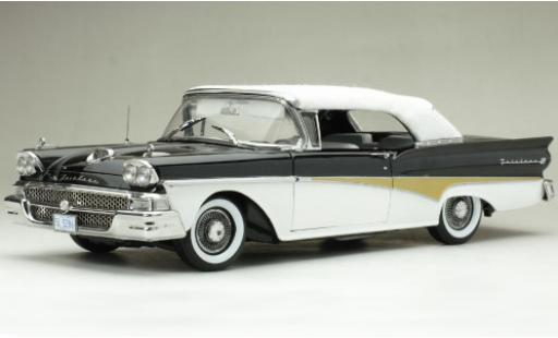 Ford Fairlane 1/18 Sun Star 500 Convertible black/white 1958 diecast model cars