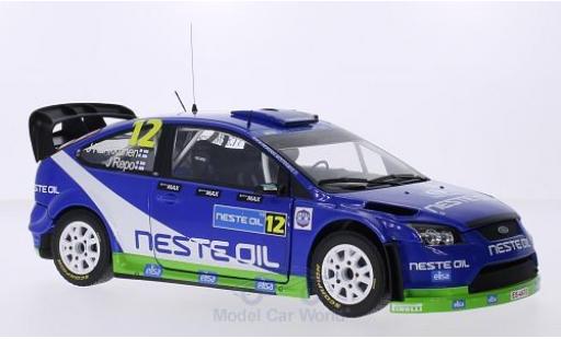 Ford Focus 1/18 Sun Star RS WRC08 No.12 M-Sport Neste Oil Rally Finnland 2010 J.Kankkunen/J.Repo diecast model cars