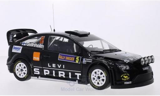 Ford Focus RS WRC 1/18 Sun Star RS WRC08 No.5 M-Sport Levi Spirit Rally Finnland 2010 M.Grönholm/T.Rautiainen diecast model cars