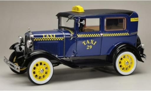 Diecast model cars Ford Model A 1/18 Sun Star Tudor blue/black Taxi 1931 No.29 Ford Model A 1/18 Sun Star Tudor blue/black Taxi 1931 No.29 diecast model cars