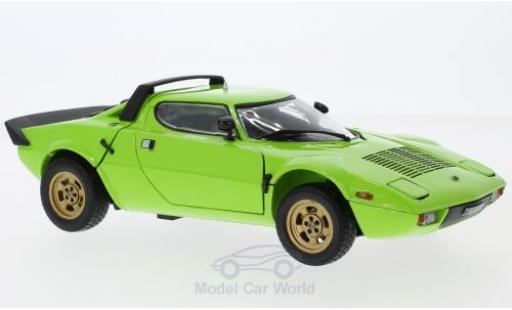 Lancia Stratos 1/18 Sun Star Stradale green 1975 ohne Vitrine diecast model cars