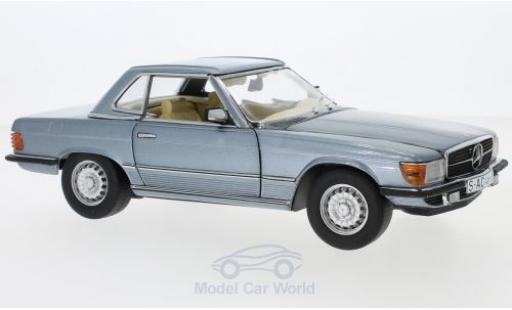 Diecast model cars Mercedes 350 1/18 Sun Star SL (R107) metallic blue 1977 HardTop Mercedes 350 1/18 Sun Star SL (R107) metallic blue 1977 HardTop diecast model cars
