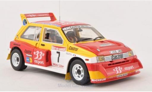 Diecast model cars MG Metro 1/18 Sun Star 6R4 No.7 33 Export Rallye des Garrigues-Languedoc-Roussillon 1986 D.Auriol MG Metro 1/18 Sun Star 6R4 No.7 33 Export Rallye des Garrigues-Languedoc-Roussillon 1986 D.Auriol diecast model cars