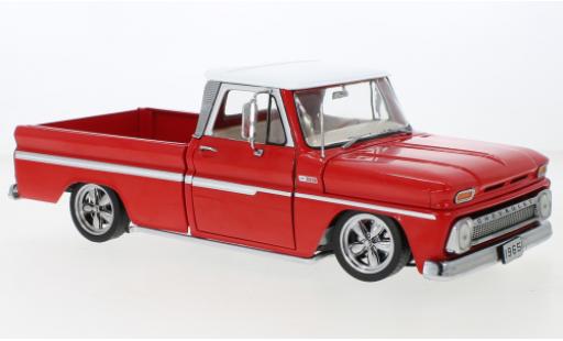Chevrolet C-10 1/18 Sun Star Stepside Pick Up Low Rider red 1965 diecast model cars