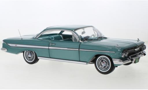 Diecast model cars Chevrolet Impala 1/18 Sun Star Sport Coupe metallise turquoise 1961 Chevrolet Impala 1/18 Sun Star Sport Coupe metallise turquoise 1961 diecast model cars