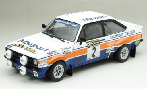 Diecast model cars Ford Escort 1/18 Sun Star MkII RS1800 No.2 Masport Rallye WM Rally Neuseeland 1977 Ford Escort 1/18 Sun Star MkII RS1800 No.2 Masport Rallye WM Rally Neuseeland 1977 diecast model cars