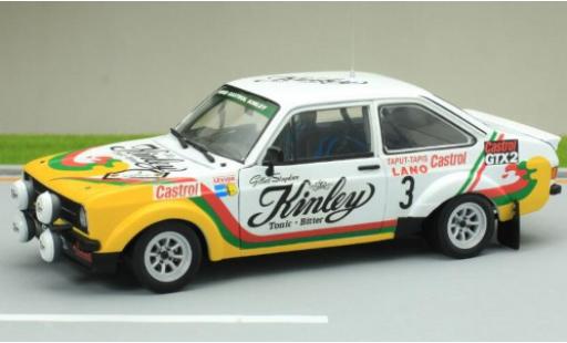Diecast model cars Ford Escort 1/18 Sun Star MkII RS1800 No.3 Kinley Rally Ypern 1978 Ford Escort 1/18 Sun Star MkII RS1800 No.3 Kinley Rally Ypern 1978 diecast model cars