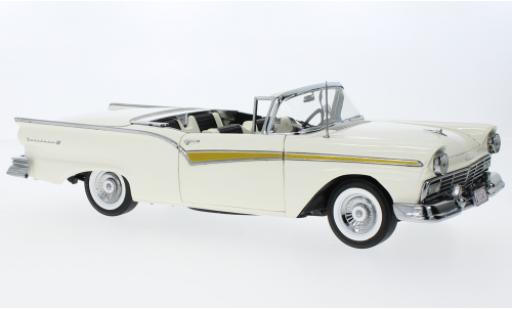Ford Fairlane 1/18 Sun Star 500 Skyliner white 1957 diecast model cars