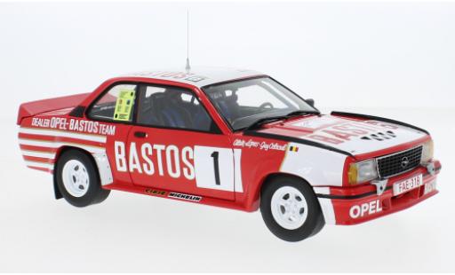 Opel Ascona 1/18 Sun Star B 400 No.1 Bastos Rally Team Bastos Circuit - Ardennes 1983 diecast model cars