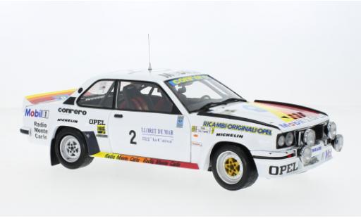 Diecast model cars Opel Ascona 1/18 Sun Star B 400 No.2 Conrero Squadra Corse Rallye WM Rally Costa Brava 1982 Opel Ascona 1/18 Sun Star B 400 No.2 Conrero Squadra Corse Rallye WM Rally Costa Brava 1982 diecast model cars