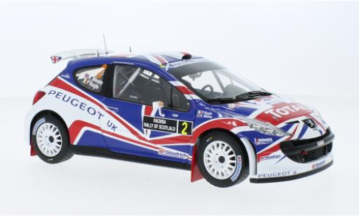 Diecast model cars Peugeot 207 1/18 Sun Star S2000 No.2 Rally Of Scotland 2010 Peugeot 207 1/18 Sun Star S2000 No.2 Rally Of Scotland 2010 diecast model cars