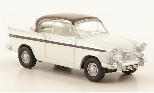 Sunbeam Rapier Base 1/76 Oxford MKIII white/brown diecast model cars