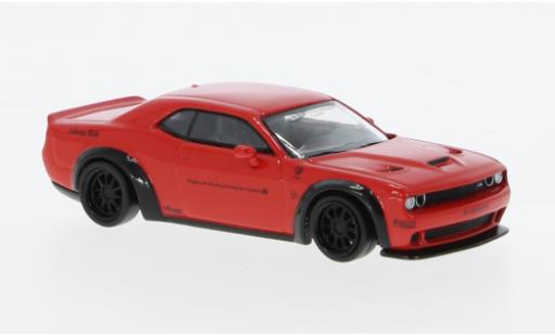 Dodge Challenger 1/64 Tarmac Works SRT Hellcat LB-Works rot 1:64 diecast model cars