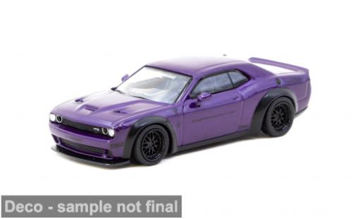Dodge Challenger 1/64 Tarmac Works SRT Hellcat lila 1:64 diecast model cars