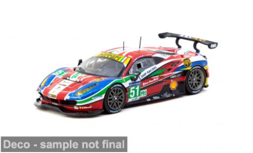 Ferrari 488 1/64 Tarmac Works GTE 24h Le Mans 2016 #51 1:64 diecast model cars