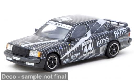 Mercedes 190 1/64 Tarmac Works E 2.3-16V (W201) schwarz DTM Boss #44 1:64 diecast model cars