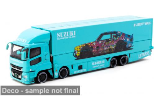 Mitsubishi Fuso 1/64 Tarmac Works Super Great türkis 1:64 diecast model cars