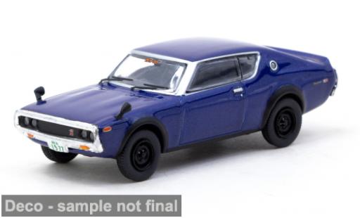 Diecast model cars Nissan Skyline 1/64 Tarmac Works 2000 GT-R (KPGC110) blau 1974 1:64 Nissan Skyline 1/64 Tarmac Works 2000 GT-R (KPGC110) blau 1974 1:64 diecast model cars