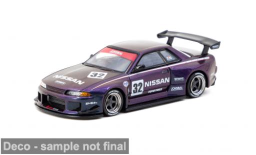 Diecast model cars Nissan Skyline 1/64 Tarmac Works R32 GTR lila 1:64 Nissan Skyline 1/64 Tarmac Works R32 GTR lila 1:64 diecast model cars