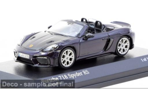 Diecast model cars Porsche 718 1/64 Tarmac Works Spyder RS violett 1:64 Porsche 718 1/64 Tarmac Works Spyder RS violett 1:64 diecast model cars