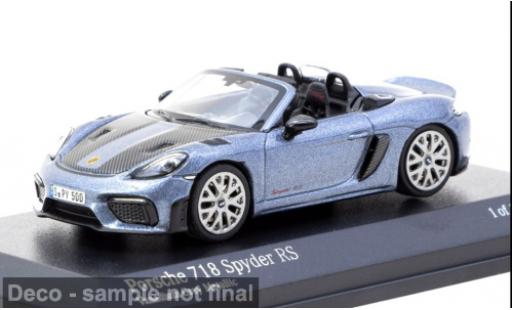 Porsche 718 1/64 Tarmac Works Spyder RS grau 1:64 diecast model cars