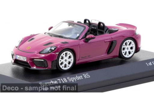 Diecast model cars Porsche 718 1/64 Tarmac Works Spyder RS rosa 1:64 Porsche 718 1/64 Tarmac Works Spyder RS rosa 1:64 diecast model cars