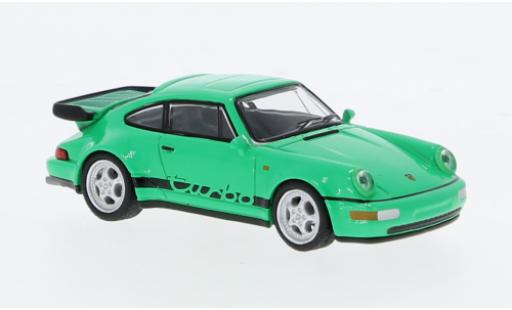 Diecast model cars Porsche 964 Turbo 1/64 Tarmac Works 911  grün 1:64 Porsche 964 Turbo 1/64 Tarmac Works 911  grün 1:64 diecast model cars