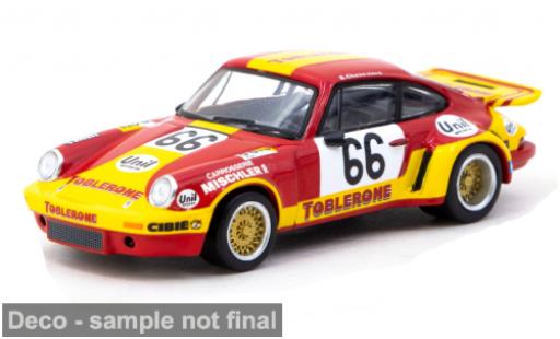 Porsche 930 RSR 1/64 Tarmac Works 911 Carrera 3.0 gelb/rot 24h Le Mans 1974 #66 1:64 diecast model cars
