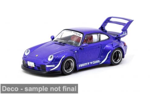 Diecast model cars Porsche 993 RWB 1/64 Tarmac Works Army Girl 1:64 Porsche 993 RWB 1/64 Tarmac Works Army Girl 1:64 diecast model cars