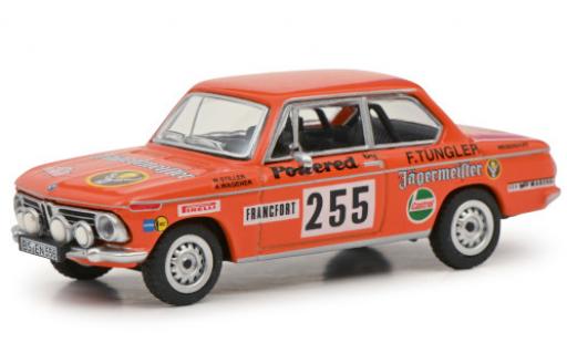 Diecast model cars Bmw 2002 1/64 Schuco No.255 Jägermeister Rallye Monte Carlo 1973 W.Stiller/A.Wagener Bmw 2002 1/64 Schuco No.255 Jägermeister Rallye Monte Carlo 1973 W.Stiller/A.Wagener diecast model cars