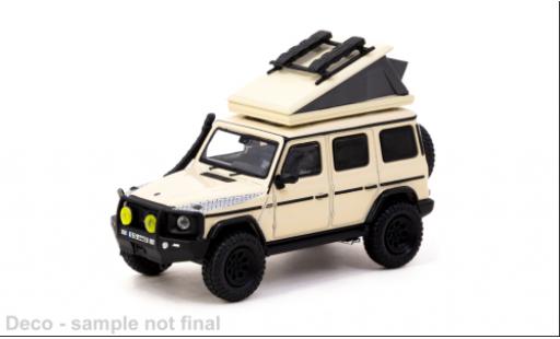 Mercedes Classe G 1/64 Tarmac Works AMG G63 Camping beige diecast model cars