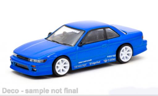 Nissan Silvia 1/64 Tarmac Works (S13) Vertex metallise blue diecast model cars