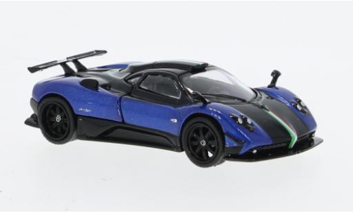 Pagani Zonda 1/64 Tarmac Works Cinque metallise blue diecast model cars