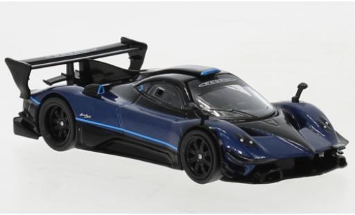 Pagani Zonda 1/64 Tarmac Works Revolucion metallise blue diecast model cars