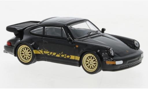 Diecast model cars Porsche 964 Turbo 1/64 Tarmac Works 911  black Porsche 964 Turbo 1/64 Tarmac Works 911  black diecast model cars