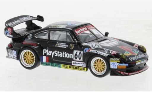 Porsche 996 GT2 1/64 Tarmac Works 911 (993) No.60 Larbre Competition 24h Le Mans 1998 diecast model cars