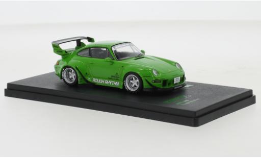 Diecast model cars Porsche 993 RWB 1/64 Tarmac Works green Rough Rhythm Porsche 993 RWB 1/64 Tarmac Works green Rough Rhythm diecast model cars