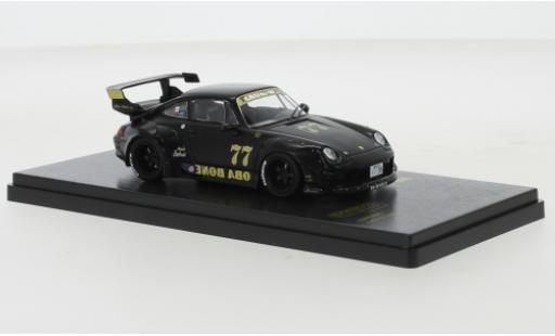 Diecast model cars Porsche 993 RWB 1/64 Tarmac Works matt-black Oba Bone Porsche 993 RWB 1/64 Tarmac Works matt-black Oba Bone diecast model cars