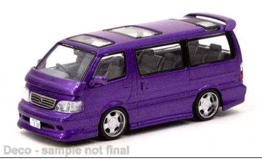 Toyota Hiace 1/64 Tarmac Works Waggon Custom metallise violett 1:64 diecast model cars