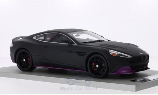 Diecast model cars Aston Martin Vanquish 1/18 Tecnomodel Coupe matt-black/metallic lila mit redem Interieur Aston Martin Vanquish 1/18 Tecnomodel Coupe matt-black/metallic lila mit redem Interieur diecast model cars