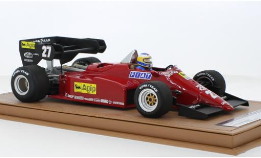 Diecast model cars Ferrari 126 1/18 Tecnomodel C4-M2 No.27 Formel 1 GP Europa 1984 1:18 Ferrari 126 1/18 Tecnomodel C4-M2 No.27 Formel 1 GP Europa 1984 1:18 diecast model cars