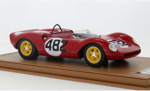 Ferrari 206 1/18 Tecnomodel Dino SP RHD No.48 Scuderia SEFAC International Hill Climb Cesana - Sestriere 1965 1:18 diecast model cars