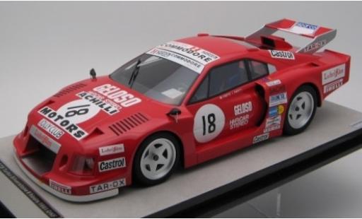 Ferrari 308 1/18 Tecnomodel GTB Turbo No.18 Team Jolly Club 6h Silverstone 1981 C.Facetti/M.Finotto diecast model cars