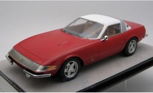 Diecast model cars Ferrari 365 1/18 Tecnomodel GTB/4 Daytona Coupe Speciale red/white 1969 Ferrari 365 1/18 Tecnomodel GTB/4 Daytona Coupe Speciale red/white 1969 diecast model cars