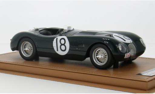 Diecast model cars Jaguar C-Type 1/18 Tecnomodel No.18 Racing 24h Le Mans 1953 1:18 Jaguar C-Type 1/18 Tecnomodel No.18 Racing 24h Le Mans 1953 1:18 diecast model cars