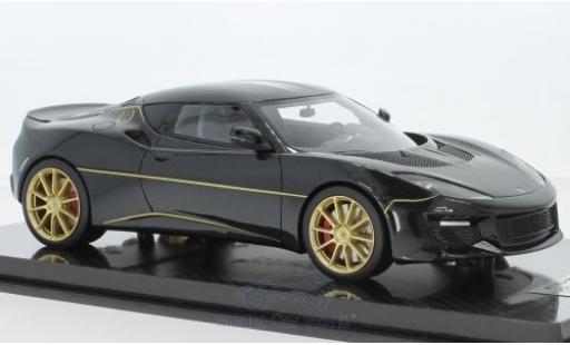 Lotus Evora S 1/18 Tecnomodel 410 metallic black 2017 World Champions 13 Titles Edition diecast model cars