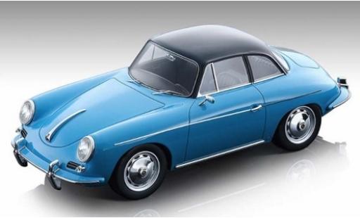 Porsche 356 1/18 Tecnomodel Karmann Hardtop blue/black 1961 diecast model cars